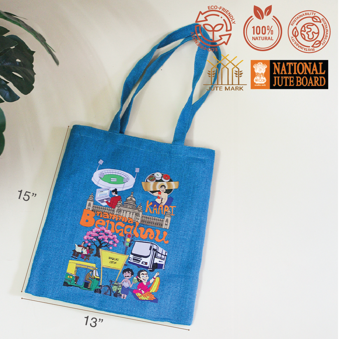 Bengaluru Stories Zipper Tote Bag