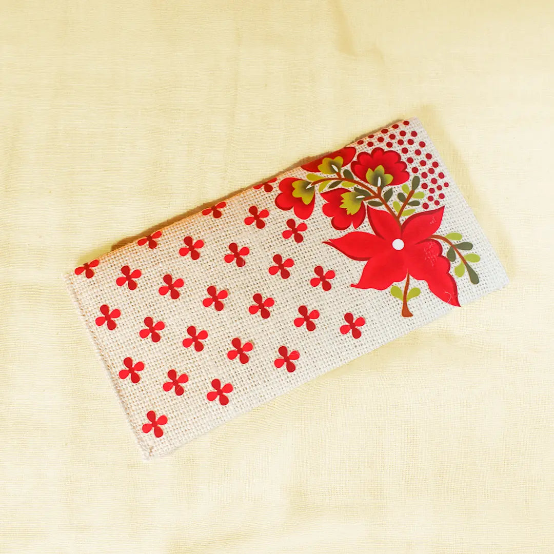 Flower print envelope(Pack of 4)