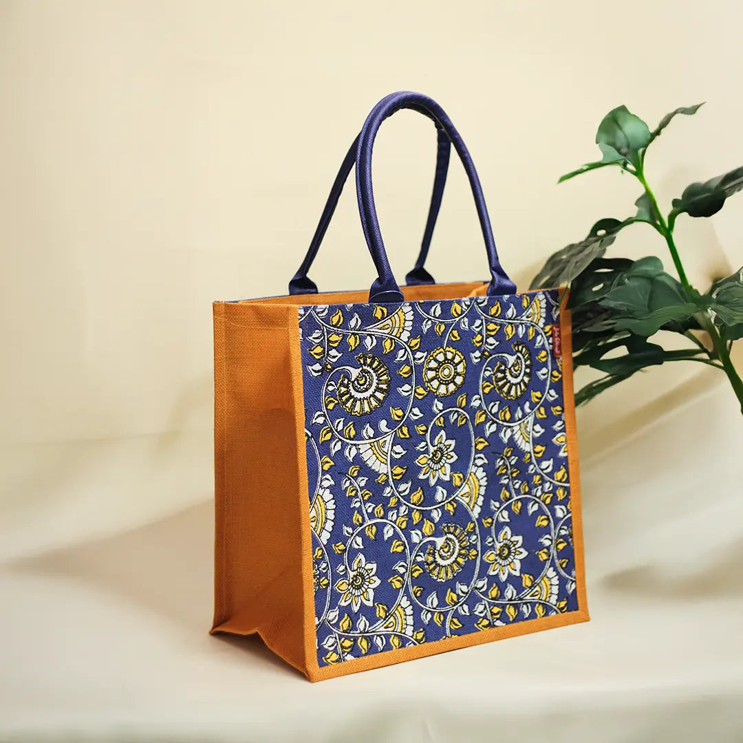 Kalamkari Print Shopping Zipper