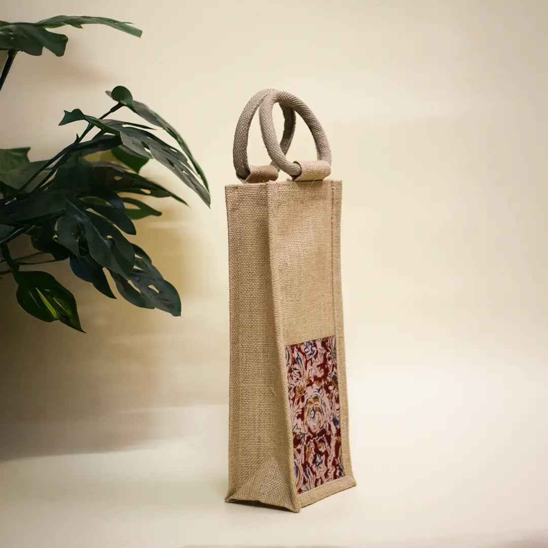 Kalamkari Bottle Bag