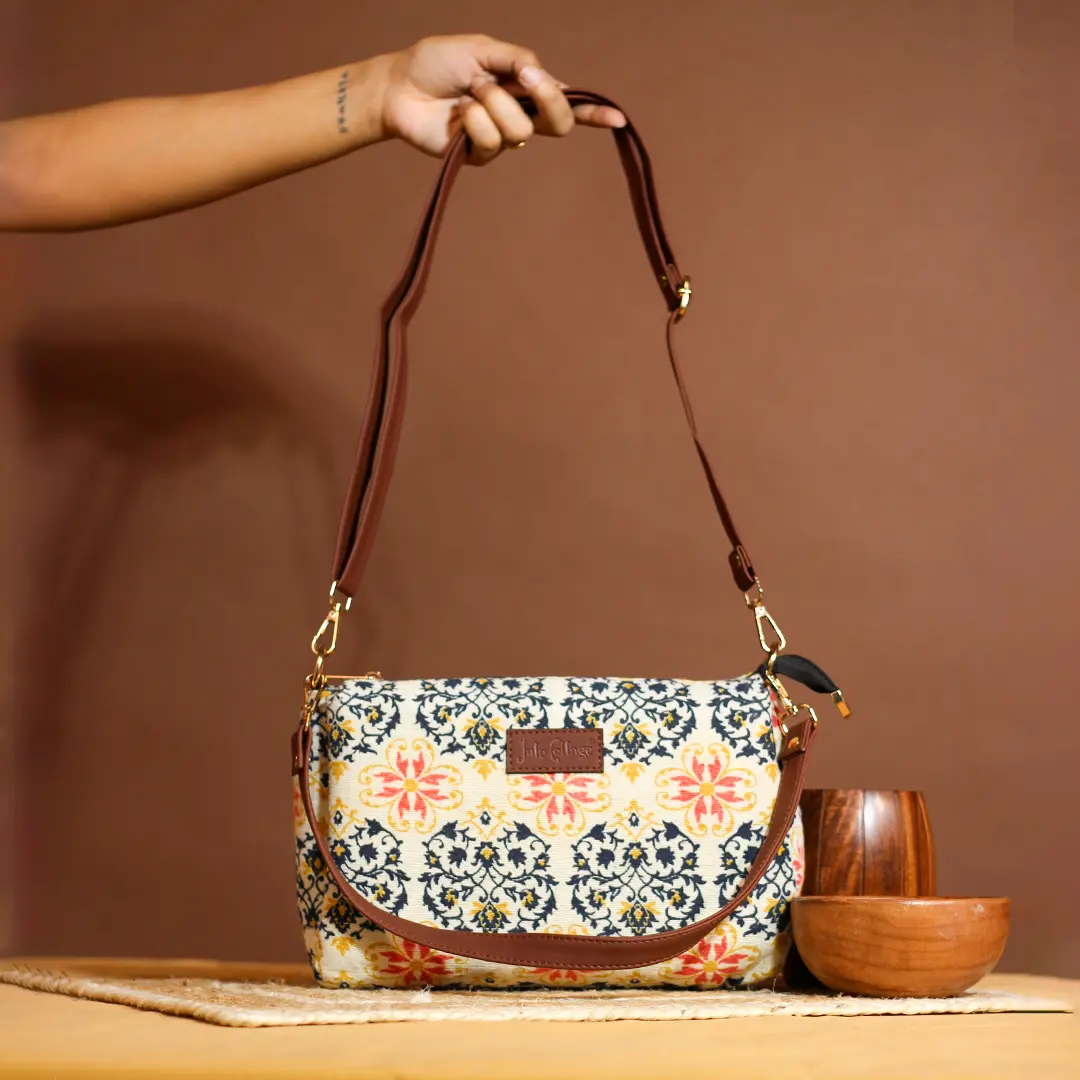 Lattice Longline Sling Bag