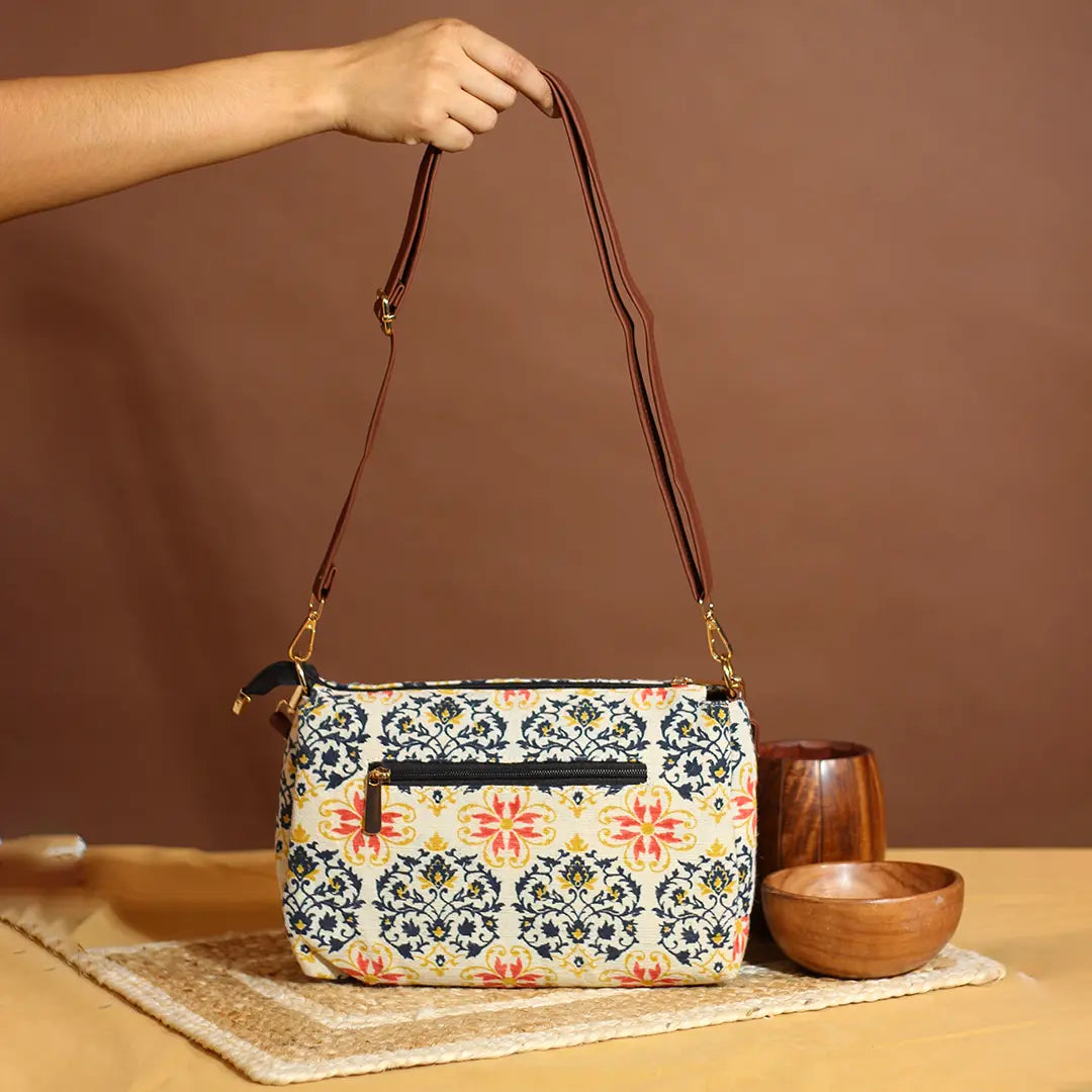 Lattice Longline Sling Bag