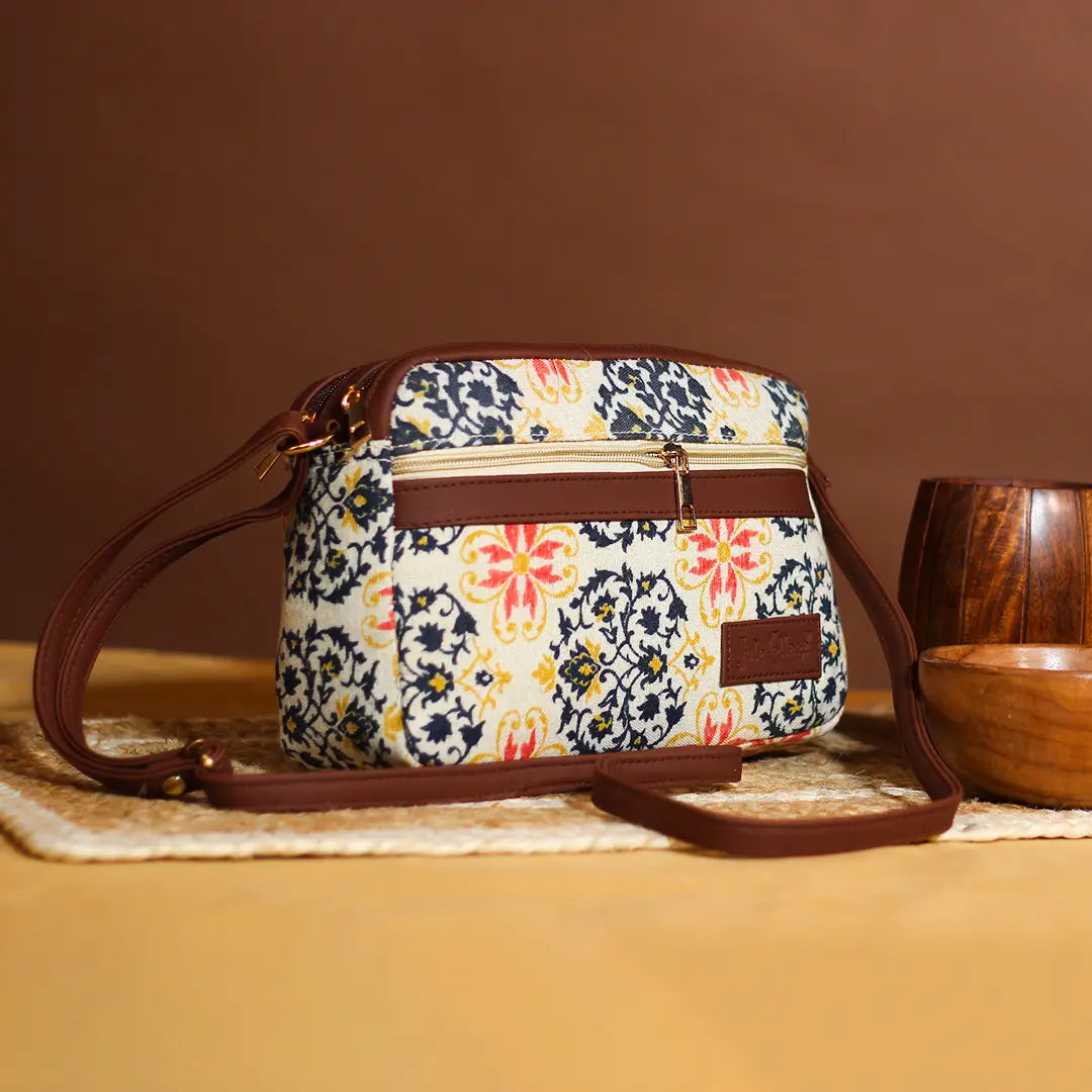 Lattice Duoline Sling Bag