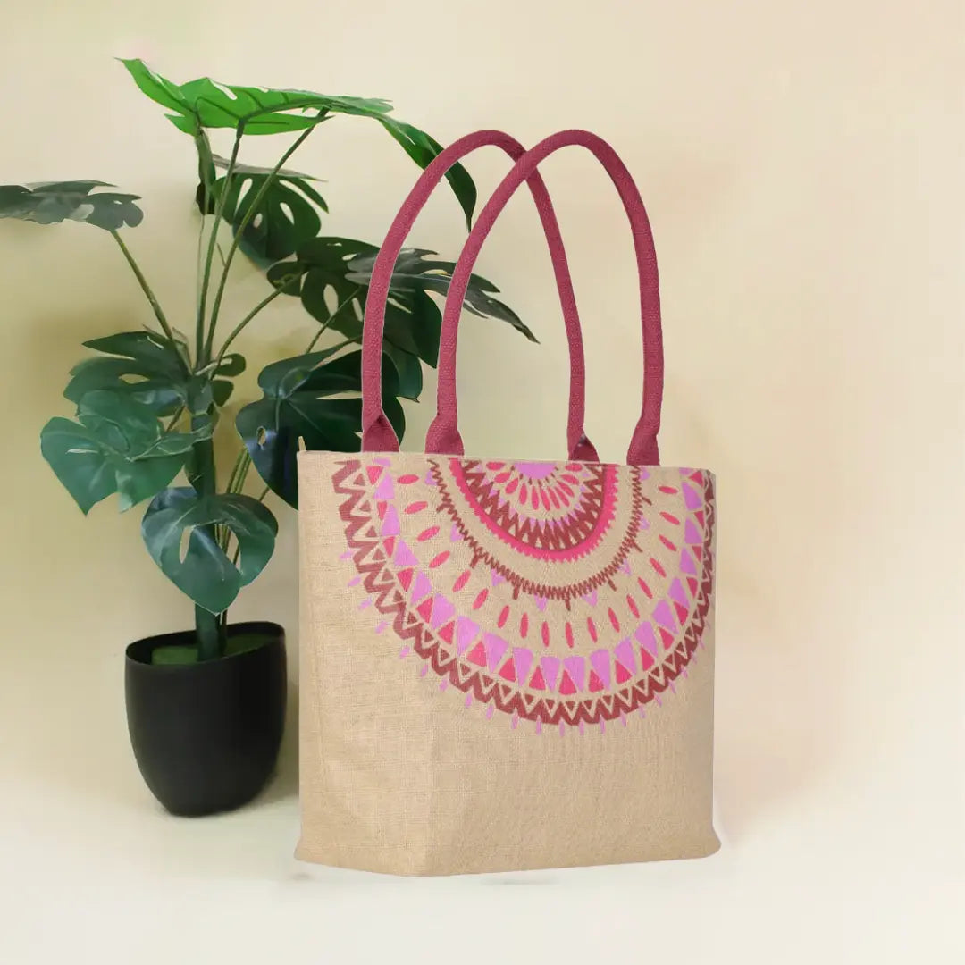 Mandala Neck print Handbag