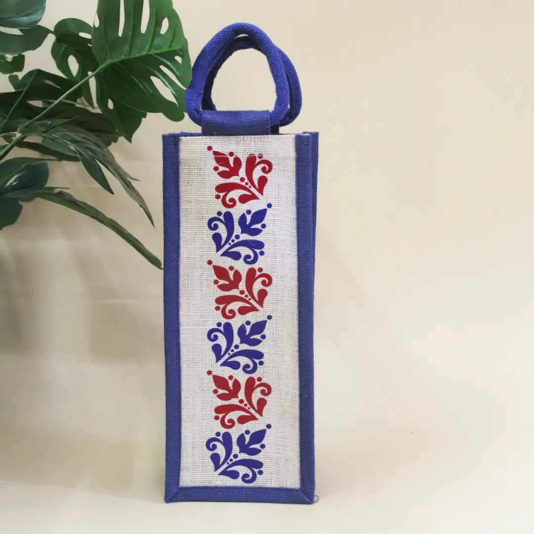 Moroccan Print Bottle Bag