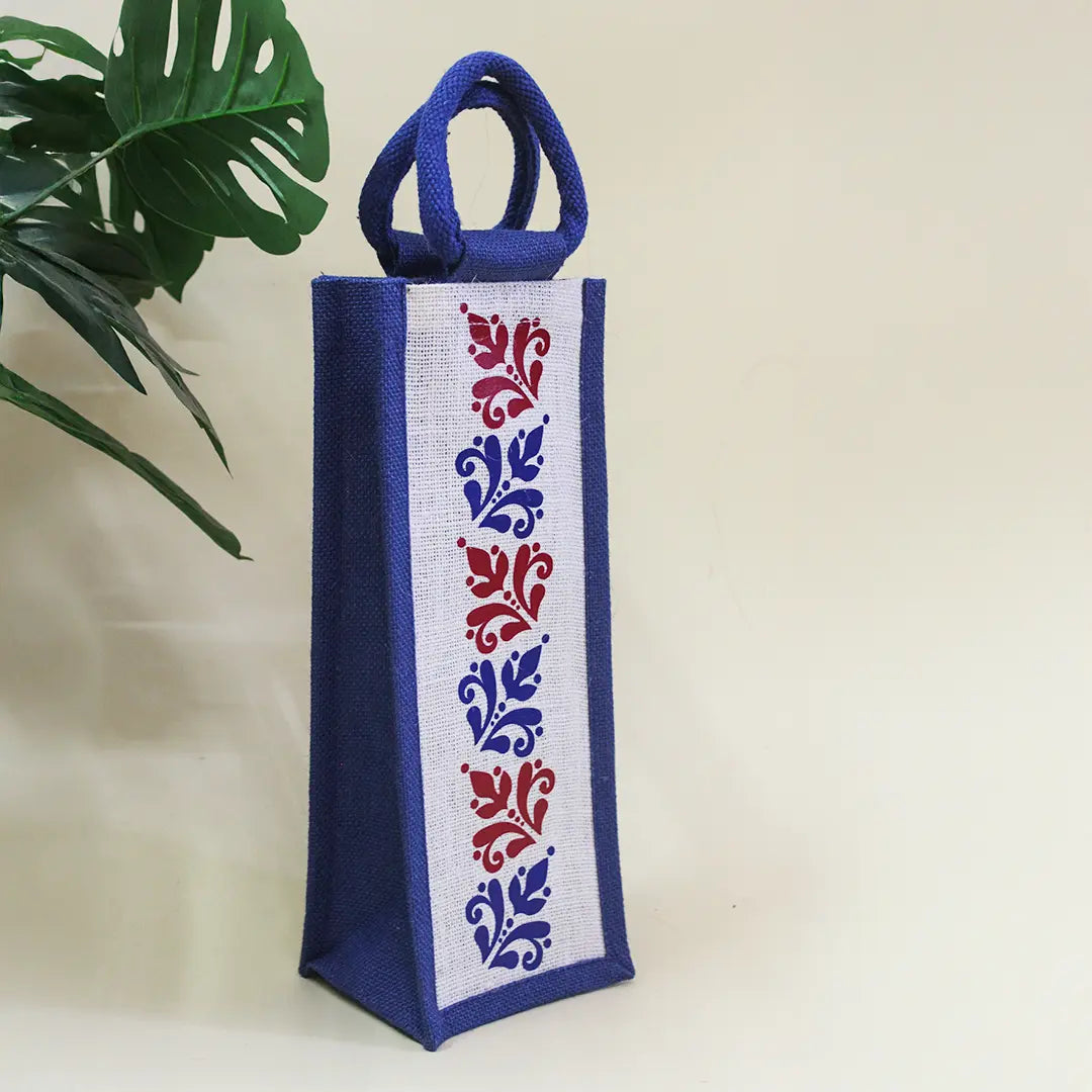 Moroccan Print Bottle Bag