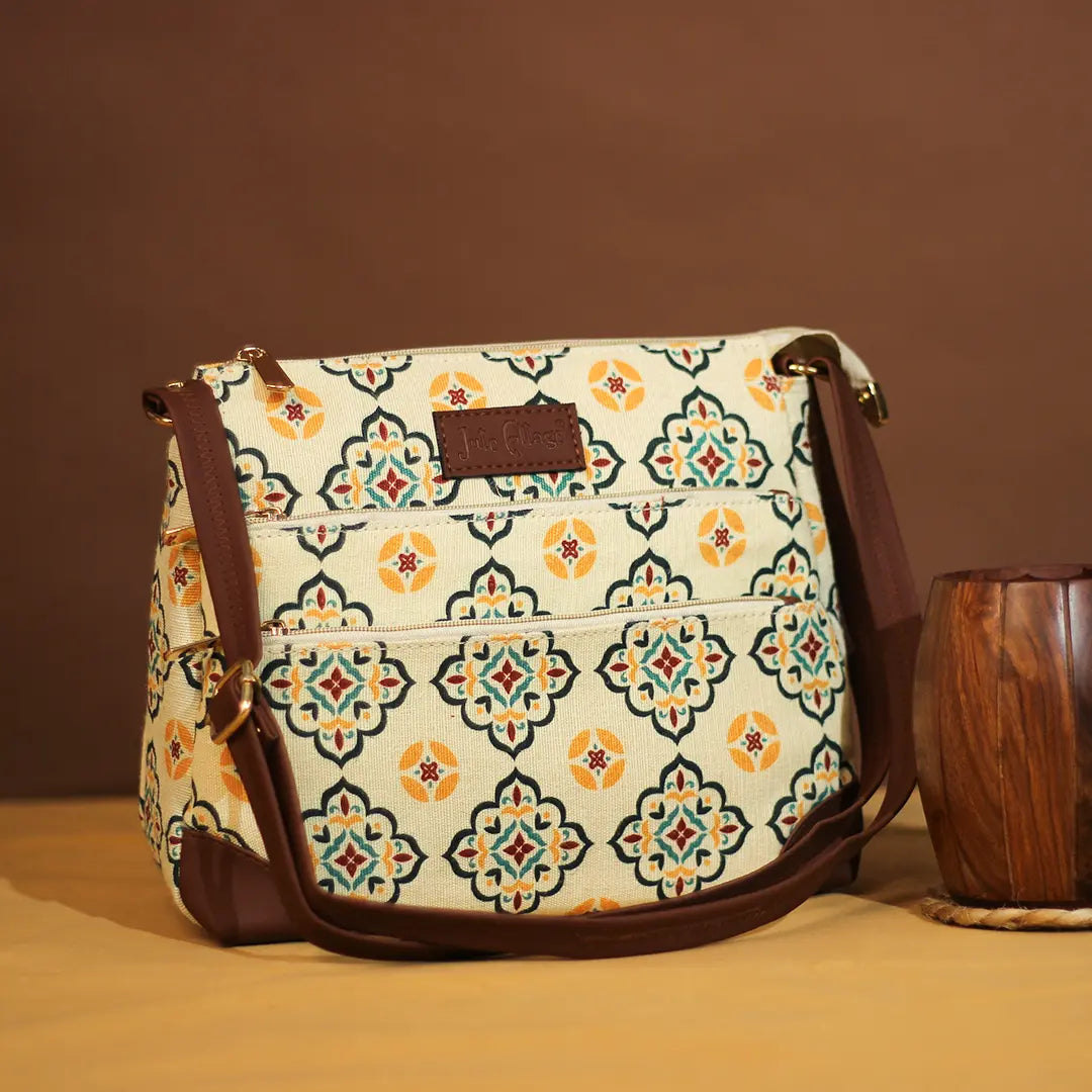 Marrakesh Mosaic PanEdged Sling Bag