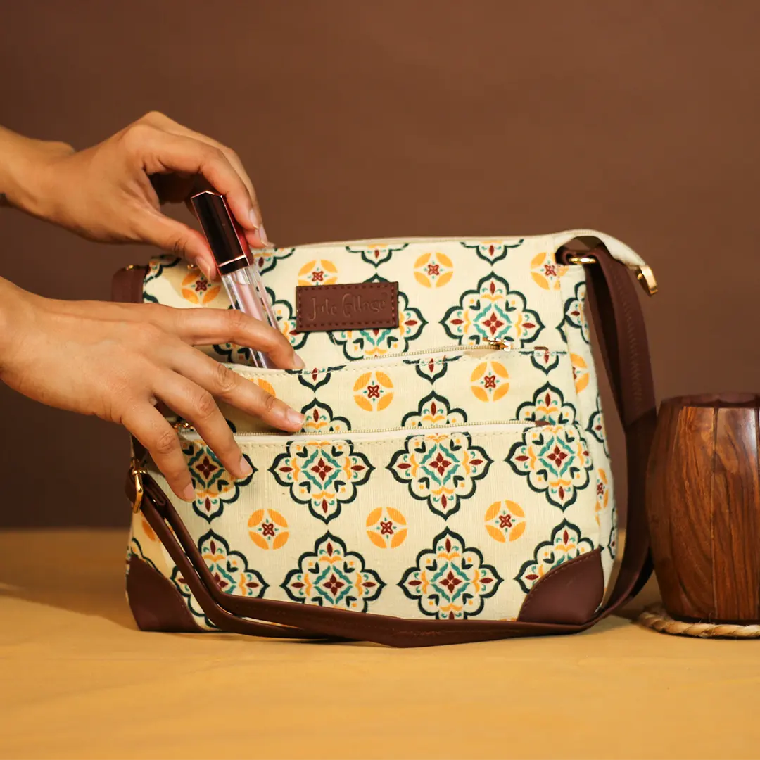 Marrakesh Mosaic PanEdged Sling Bag