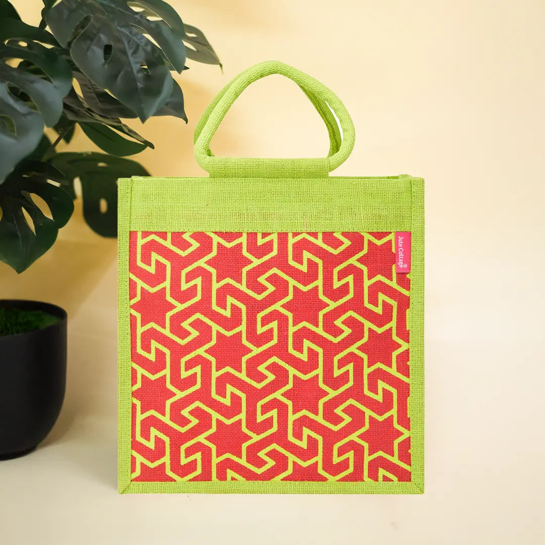 Geometric Motif Lunch bag