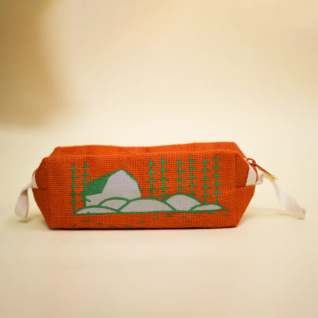 House Jute Pencil pouch