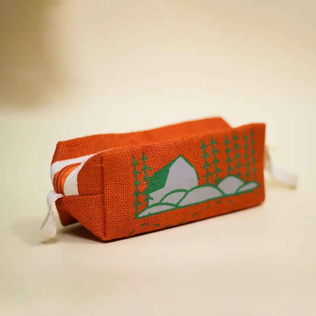 House Jute Pencil pouch
