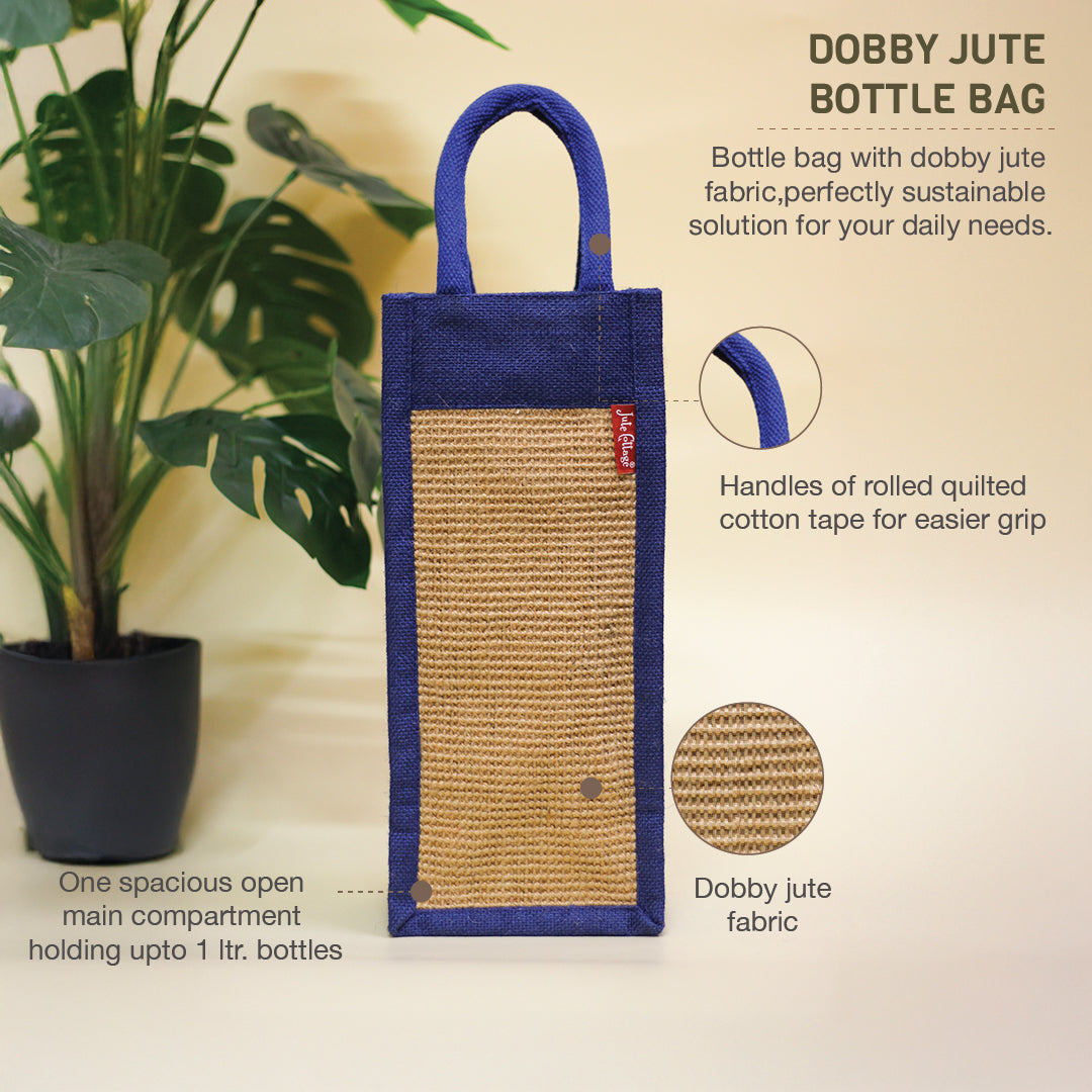 Dobby Jute Bottle bag