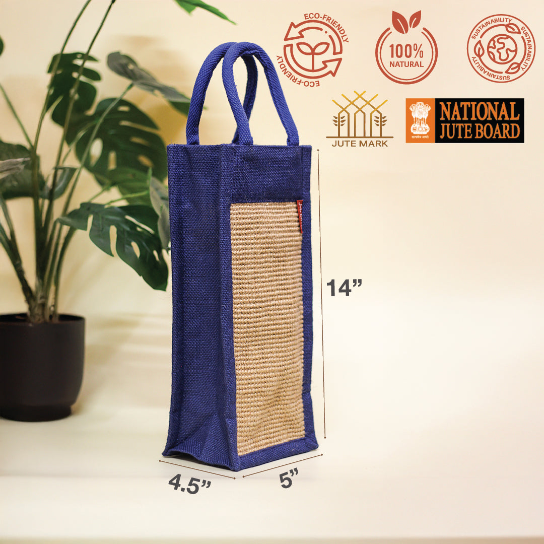 Dobby Jute Bottle bag