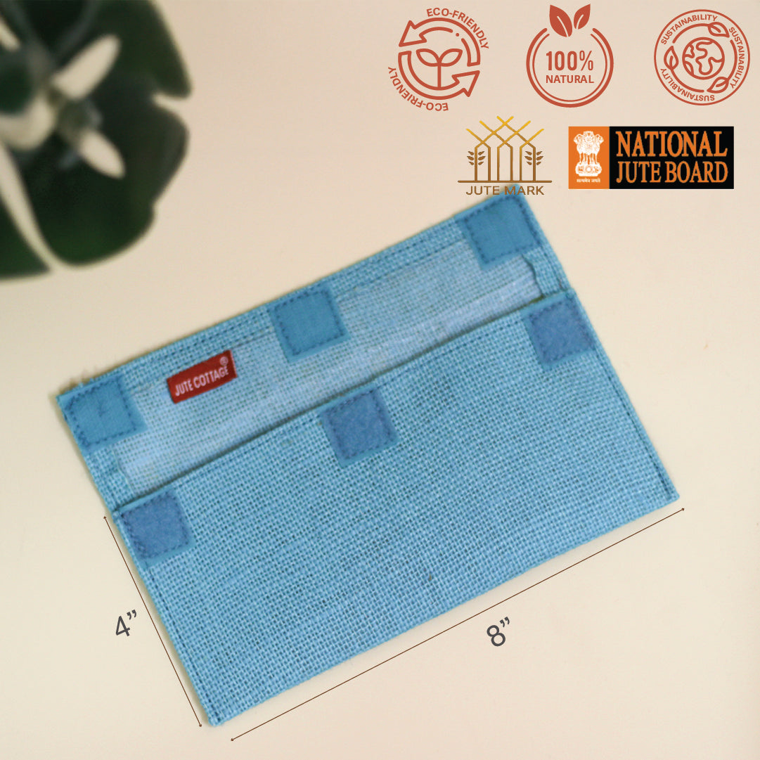 Floral print Jute Envelope(Pack of 5)