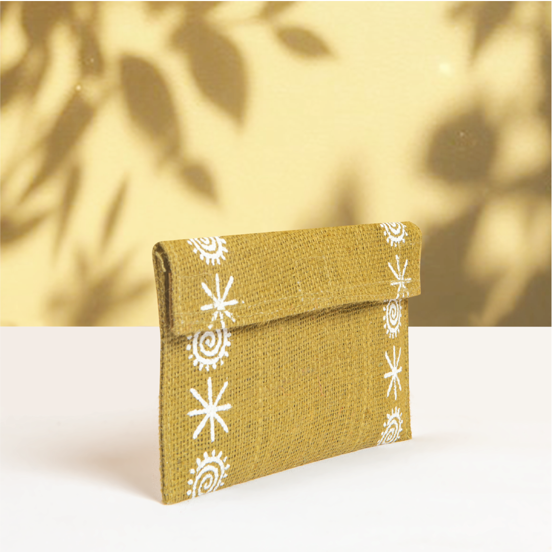 Star print Jute envelope Big(Pack of 5)