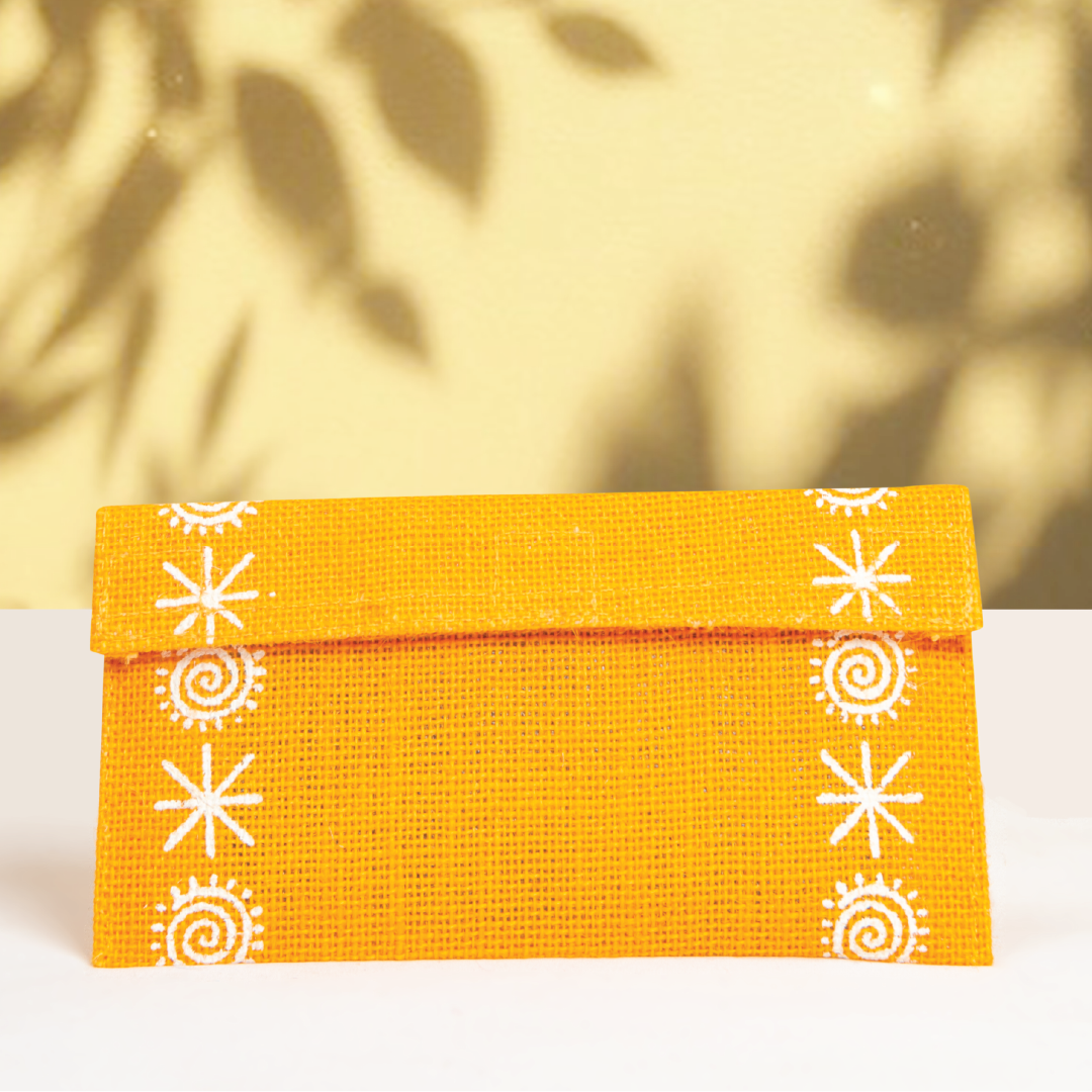 Star print Jute envelope Big(Pack of 5)