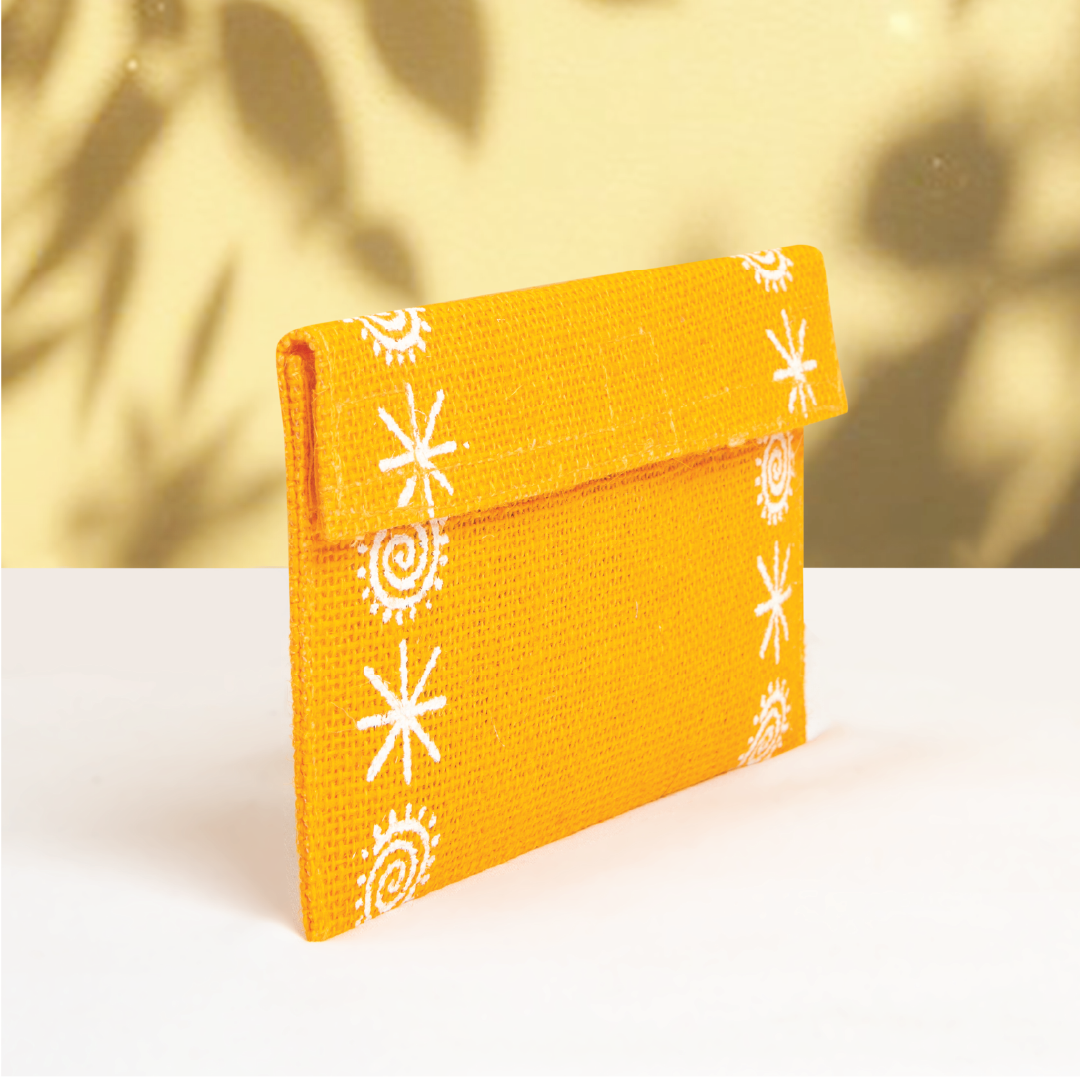 Star print Jute envelope Big(Pack of 5)