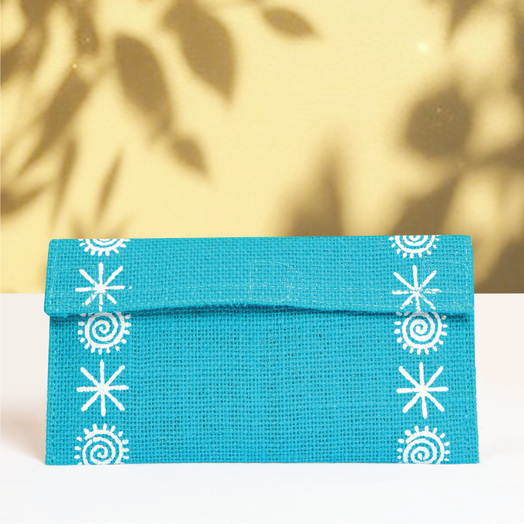 Star print Jute envelope Big(Pack of 5)