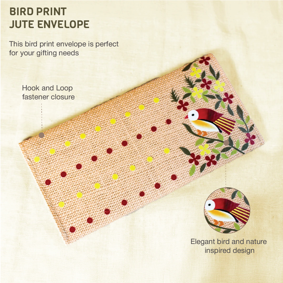 Bird print Envelope (Pack of 4)