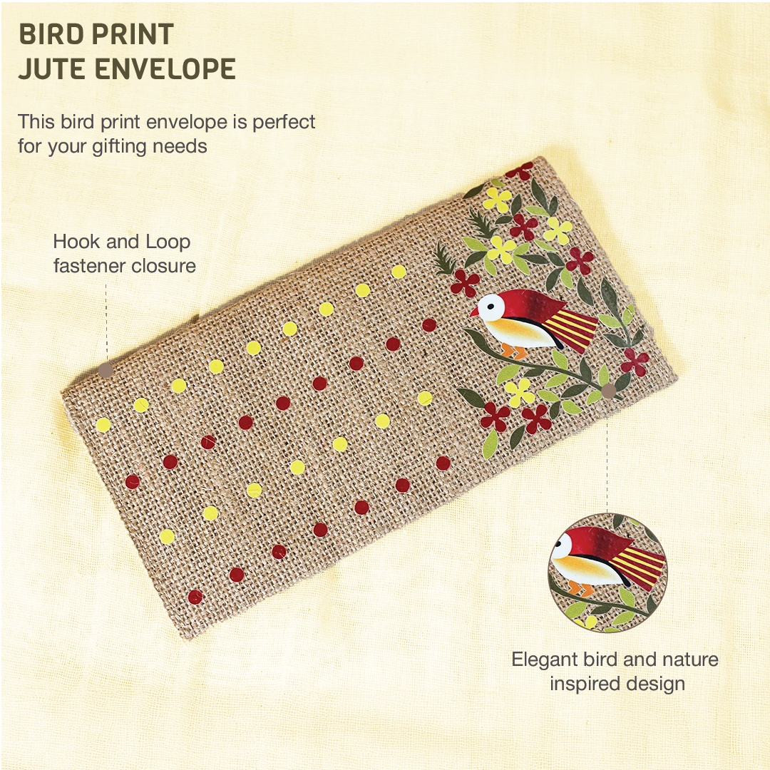Bird print Envelope (Pack of 4)