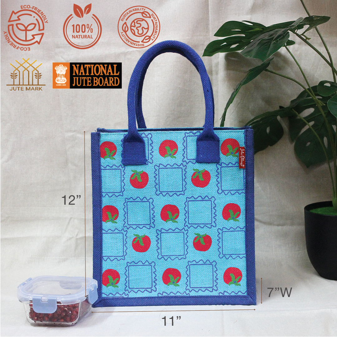 Tomato Jute Lunch bag