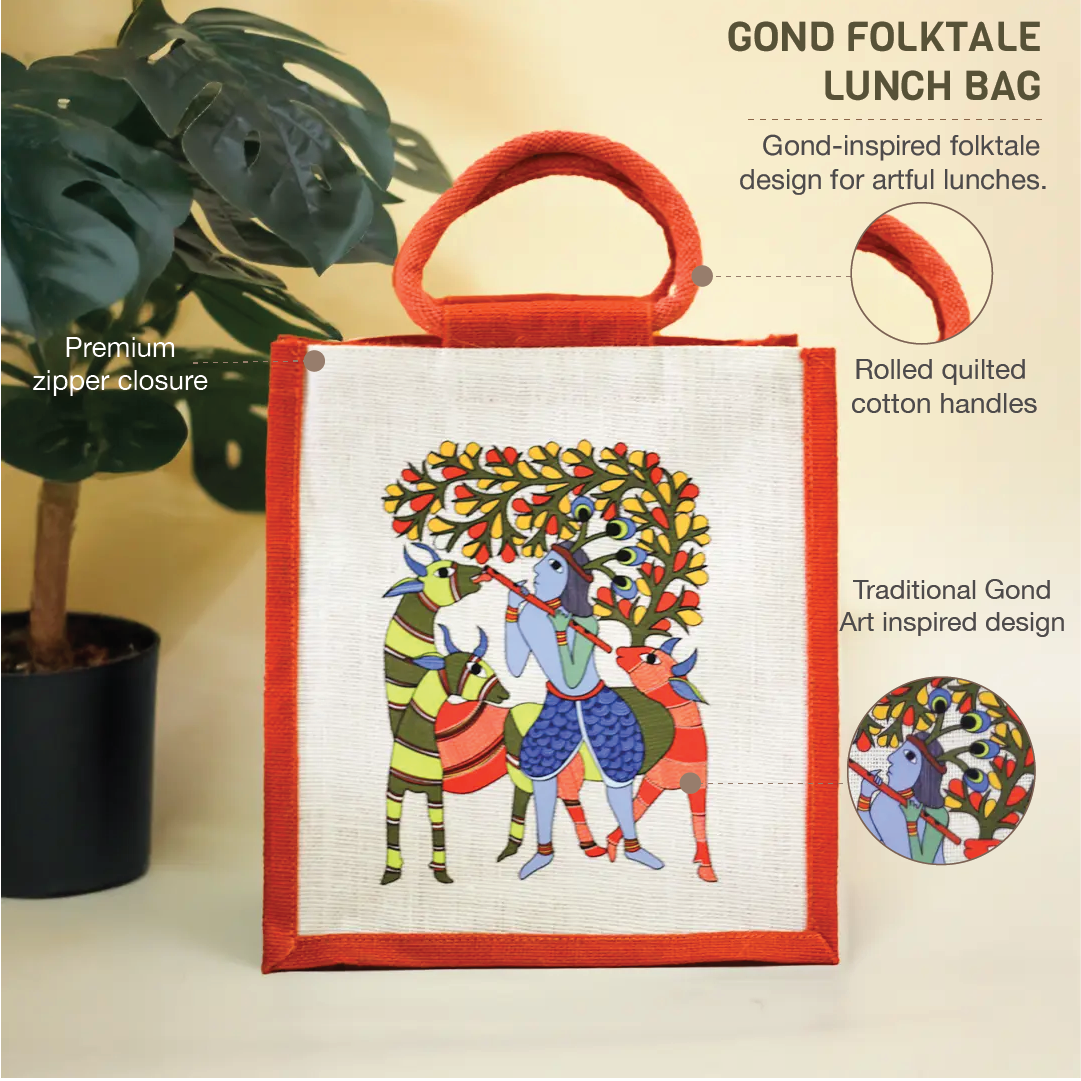 Gond Folktale Lunch bag