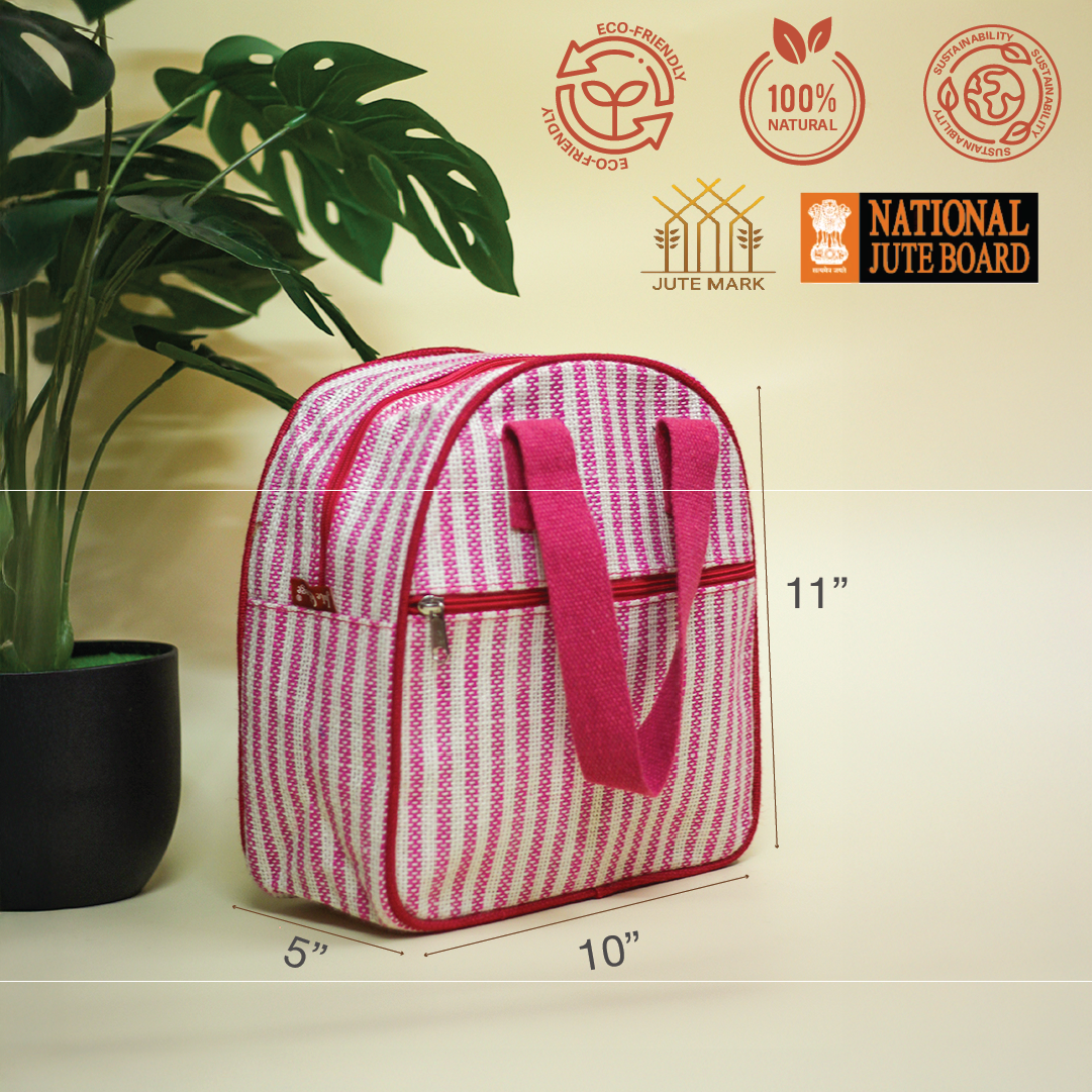 Striped U-shape Lunch Zipper