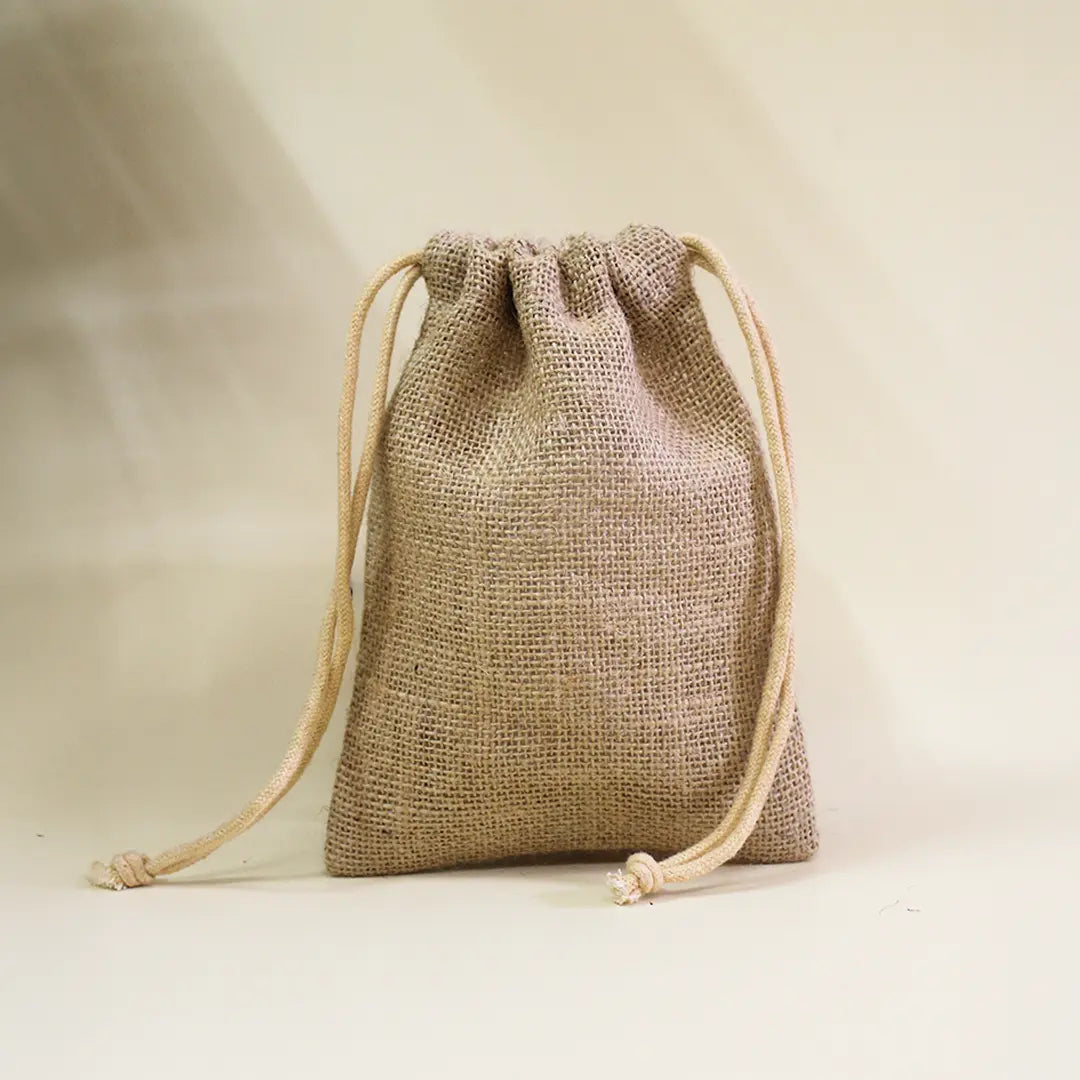 Plain Jute Pouch(7" x 5")-Pack of 100