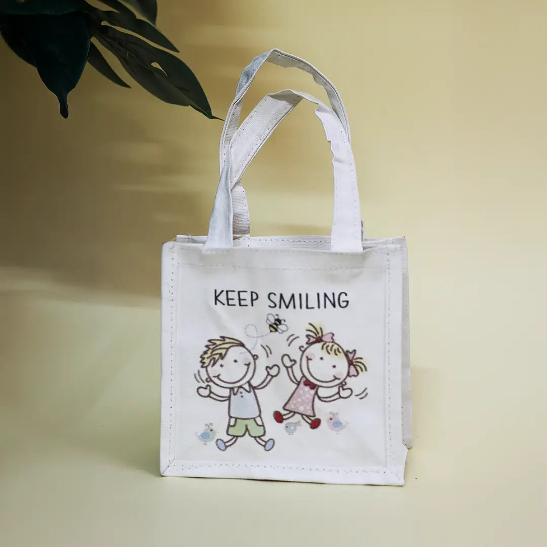 Assorted Gift bag-Plant trees & Keep Smiling(Pack of 3)