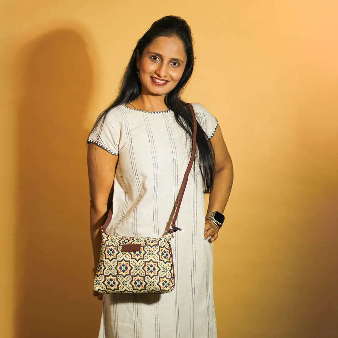 Souk Geometry Edgeline Sling Bag