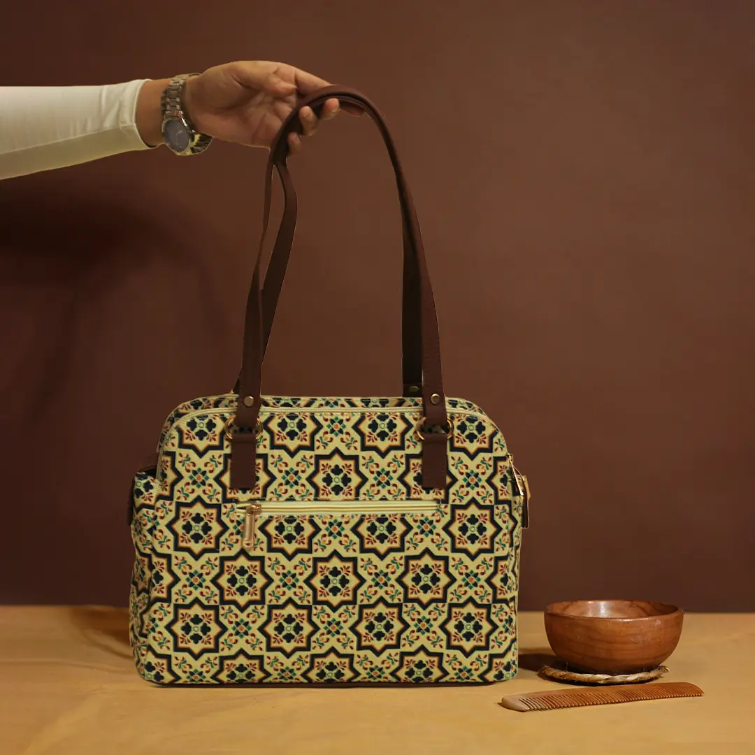 Souk Geometry Trilinea Handbag