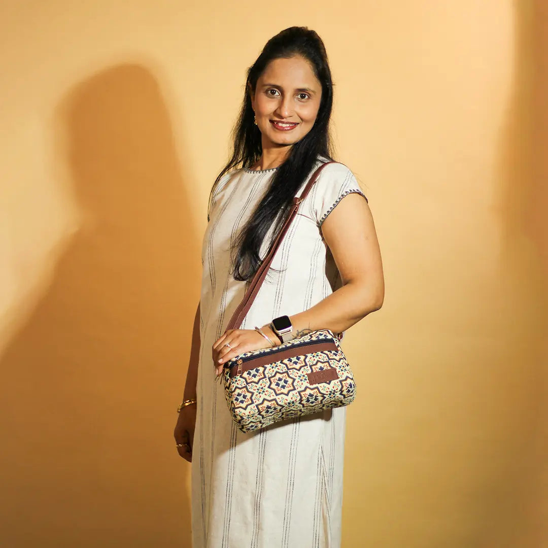 Souk Geometry Duoline Sling Bag