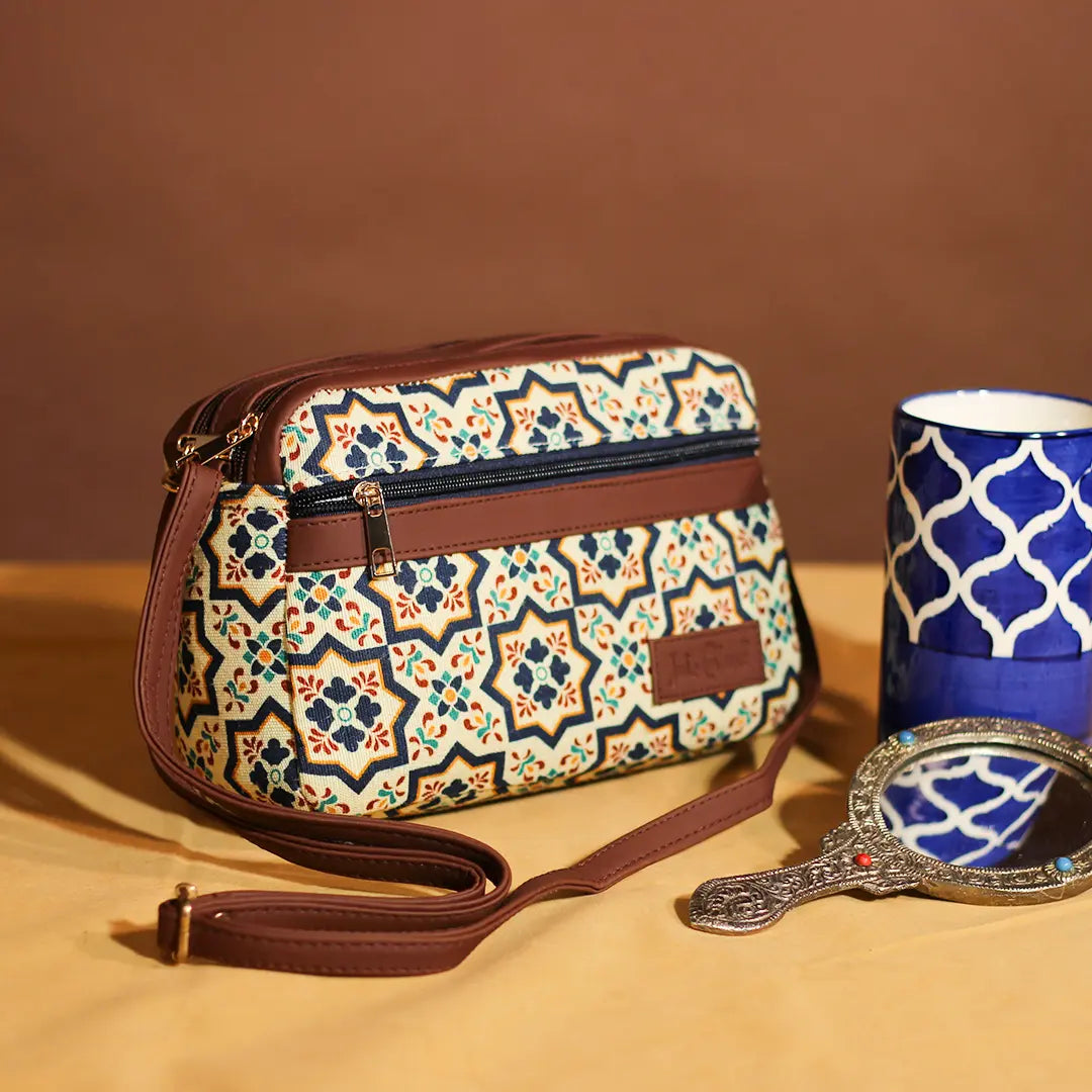 Souk Geometry Duoline Sling Bag