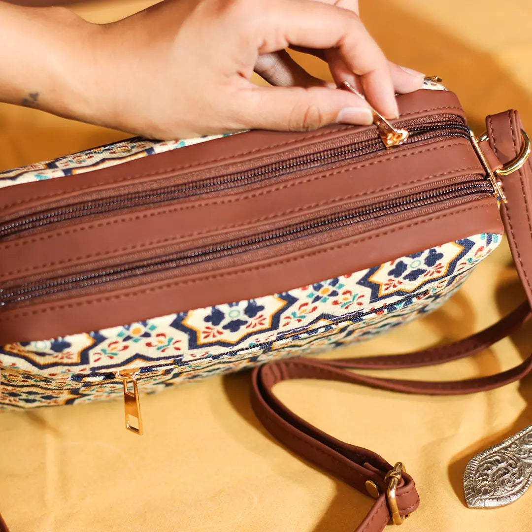 Souk Geometry Duoline Sling Bag