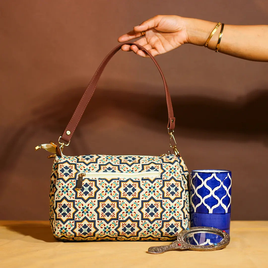 Souk Geometry Longline Sling Bag