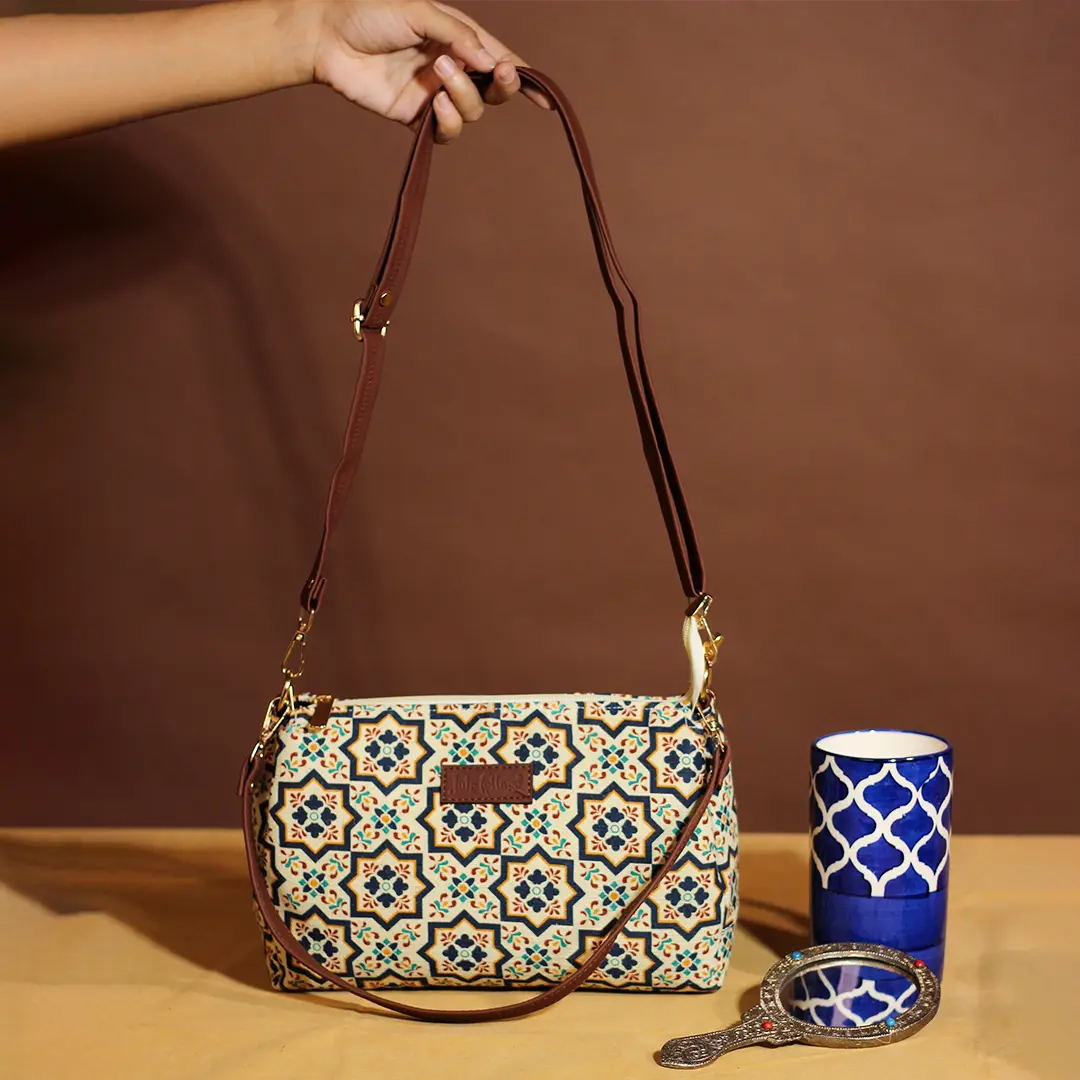 Souk Geometry Longline Sling Bag