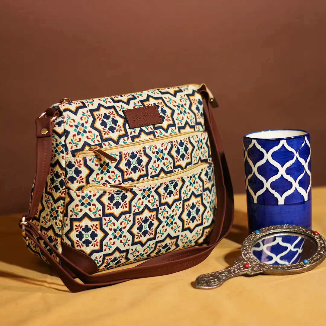 Souk Geometry PanEged Sling Bag