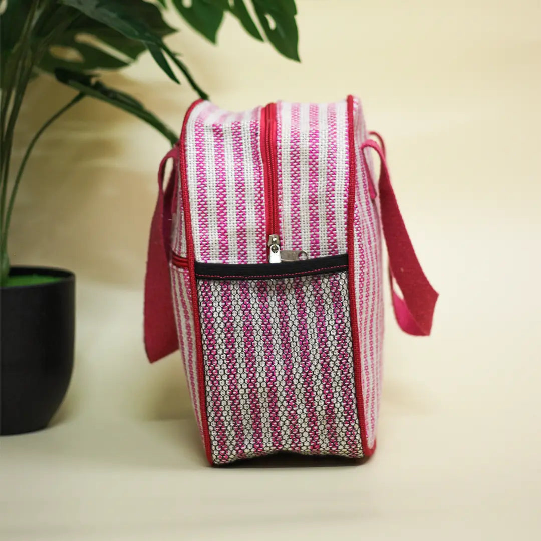 Striped U-shape Lunch Zipper