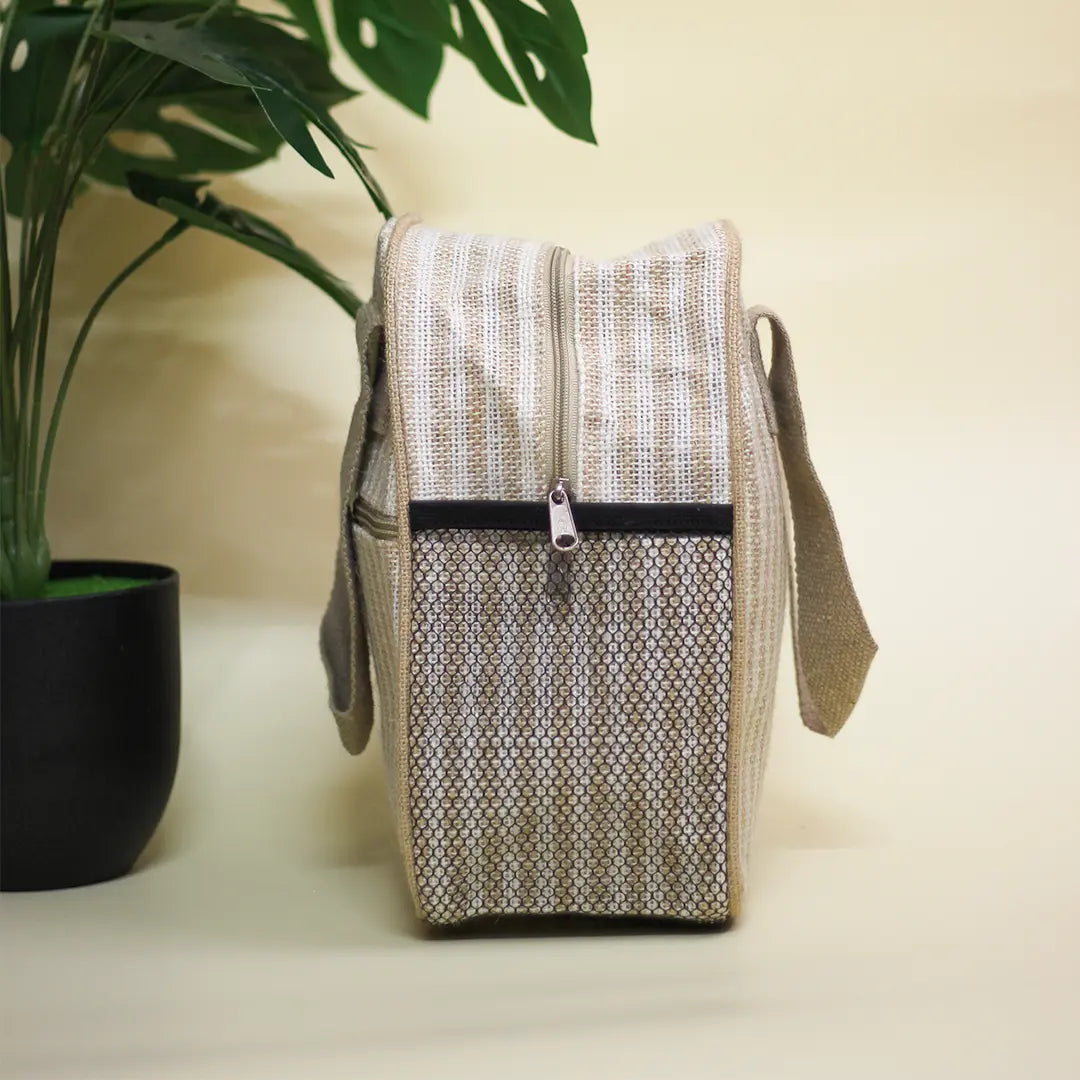 Striped U-shape Lunch Zipper