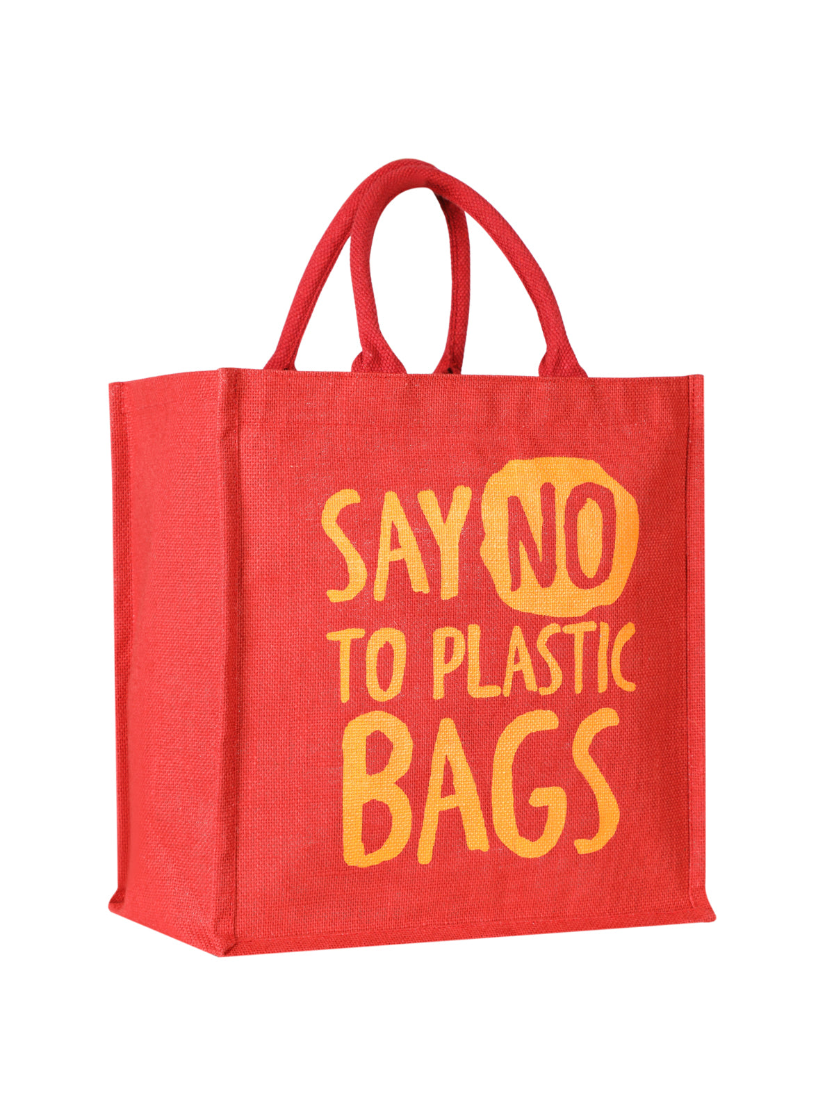 SAY NO 12X12 ZIPPER (B-199-NATURAL)