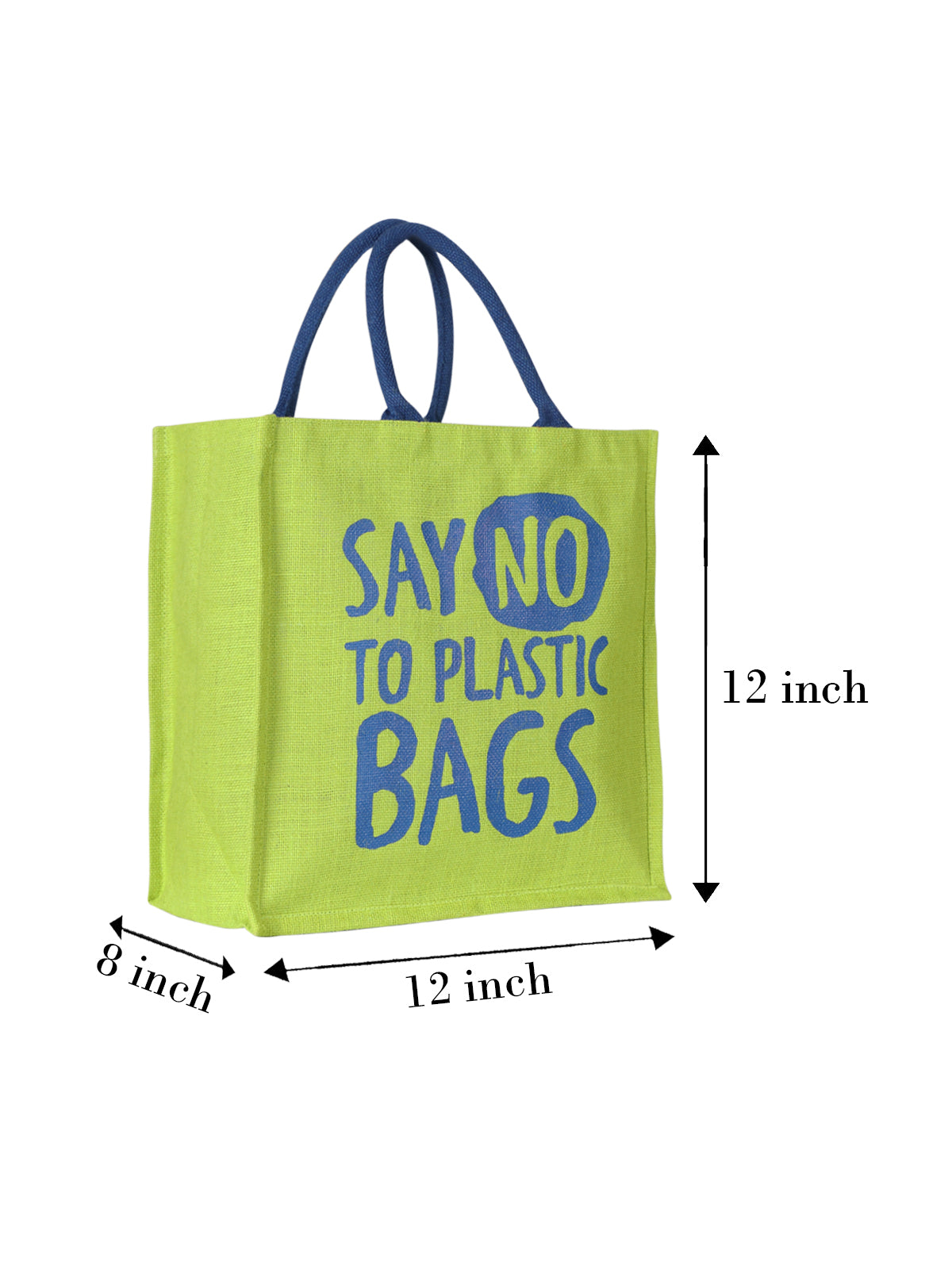 SAY NO 12X12 ZIPPER (B-199-GREEN)