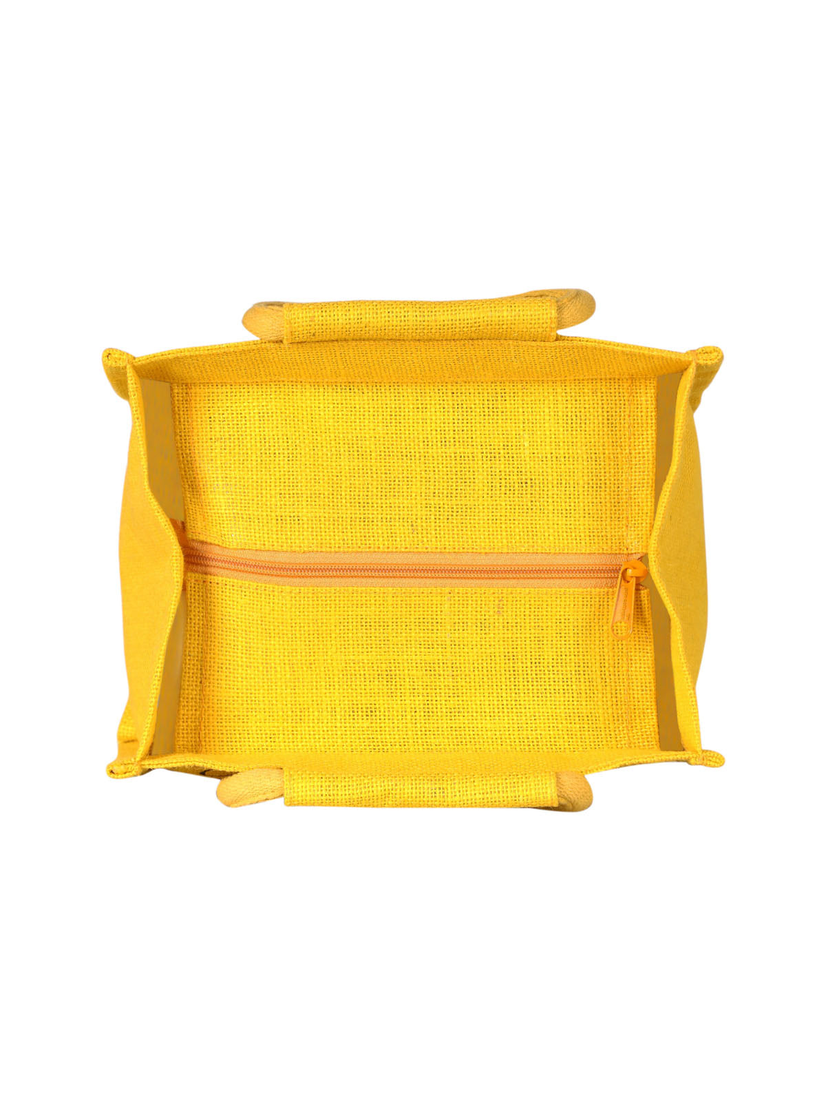 11 X 10 X 7 - SPEC MOUSTACHE PRINT ZIPPER LUNCH (B-201-YELLOW)