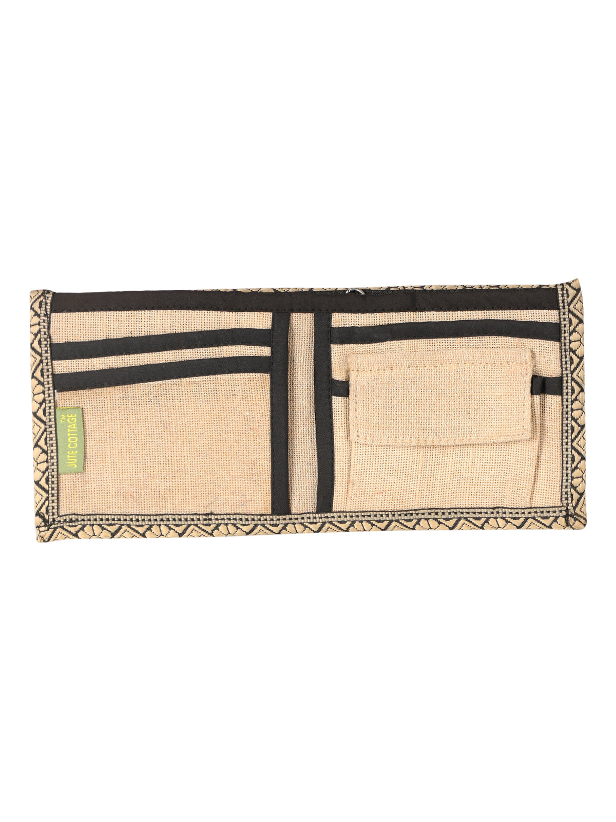 WALLET FLOWER MOTIF (A-120-BLACK)
