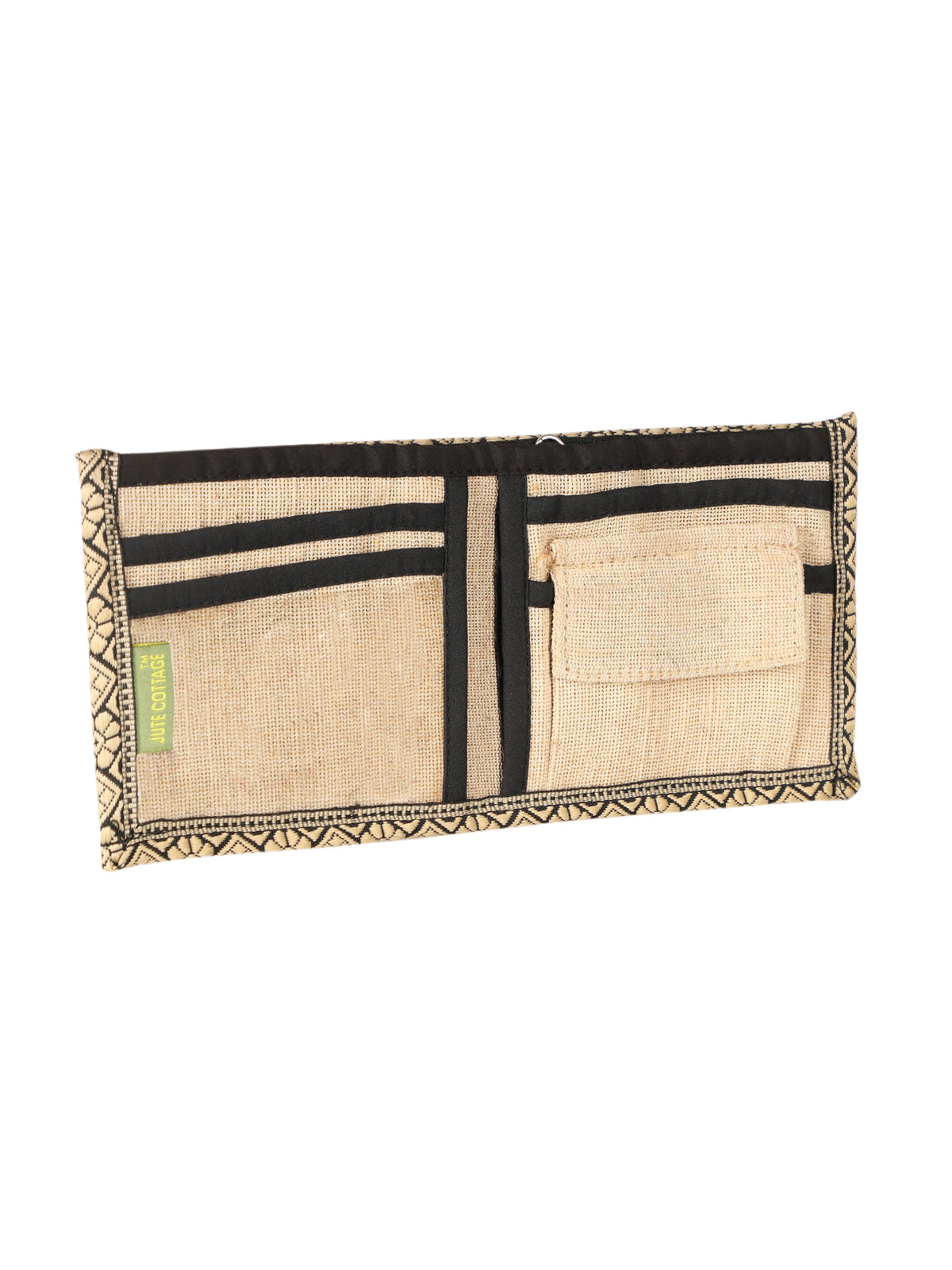 WALLET FLOWER MOTIF (A-120-BLACK)