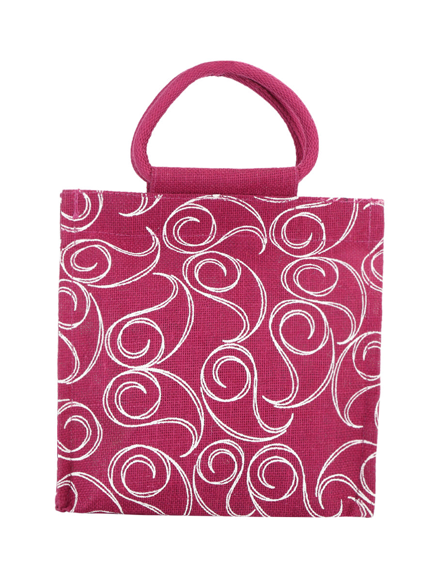 10 X 10 X 6 - ALL OVER ZIPPER LUNCH (B-022-HOT PINK)