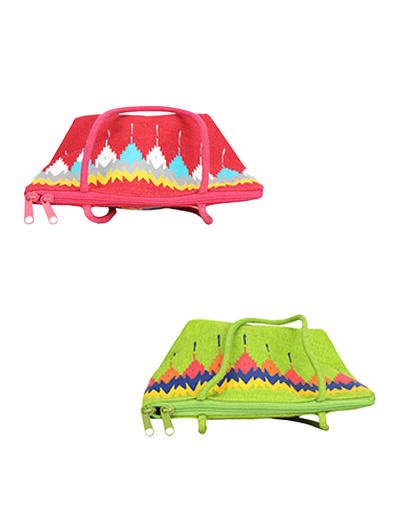 Combo of D LOCK BIG 4 COLOR PRINT (B-110-GREEN) and D LOCK BIG 4 COLOR PRINT (B-110-HOT PINK)