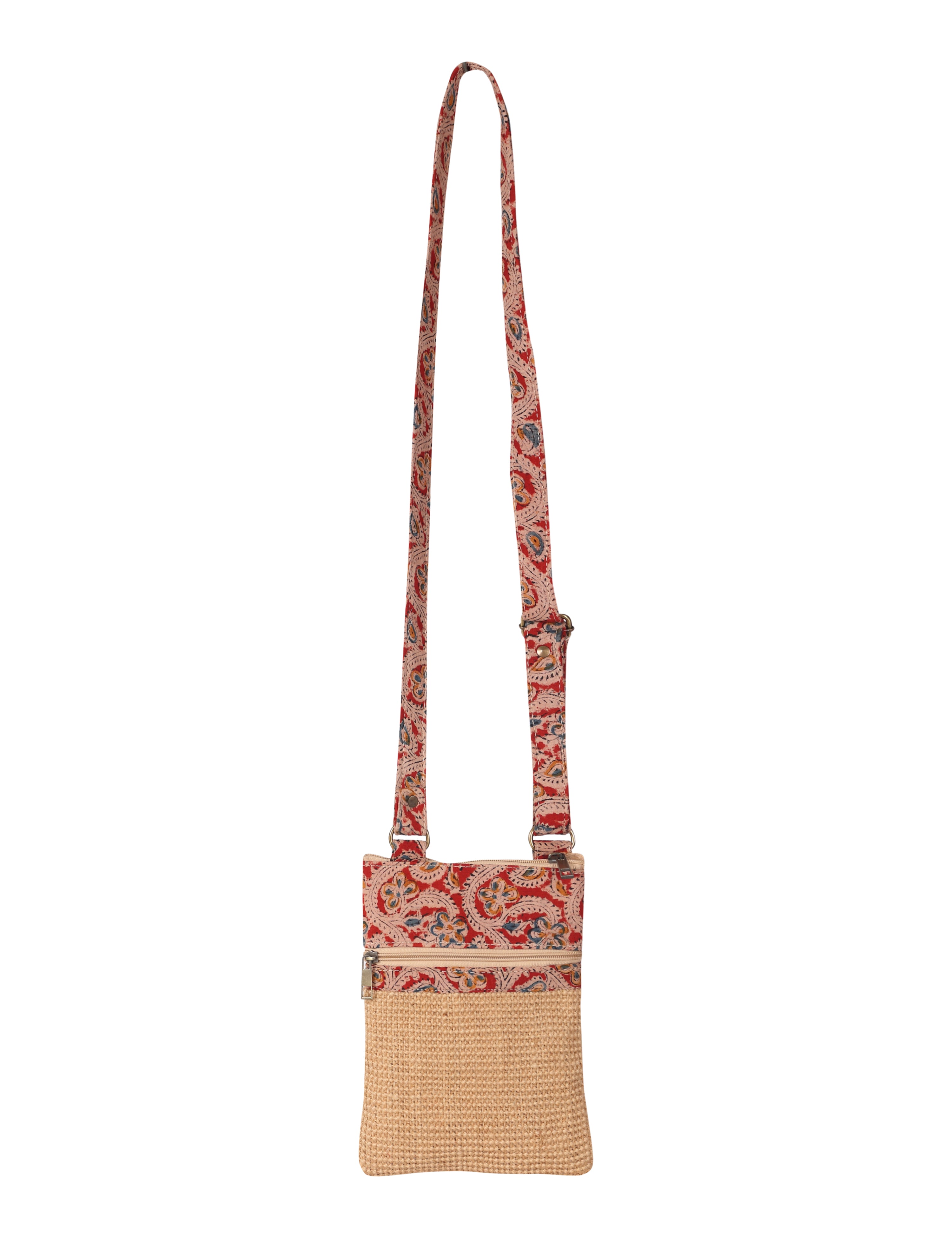 Dobby kalamkari sling bag small