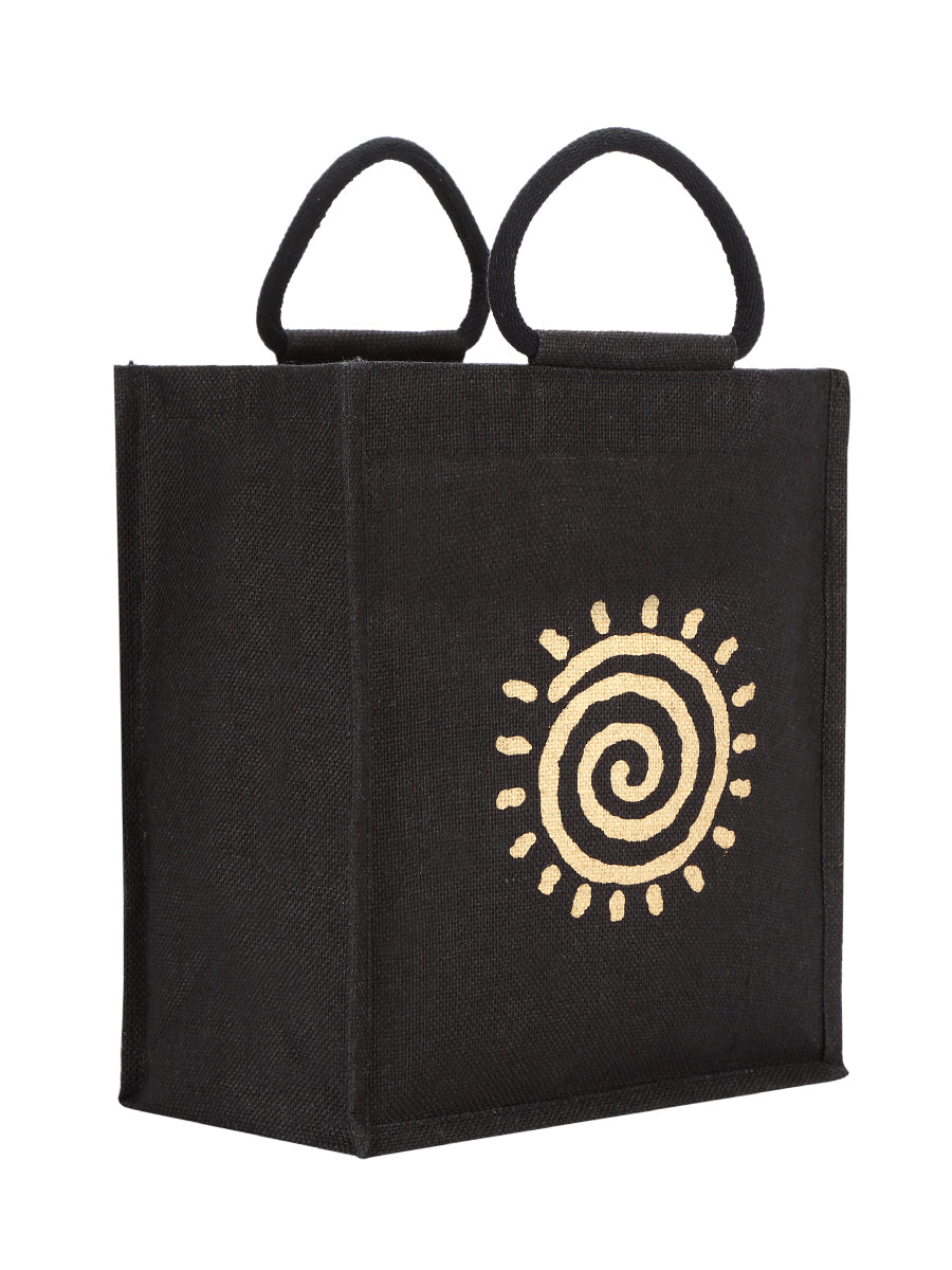 14 X 12 X 7 - CHAKRA PRINT (B-012-BLACK)