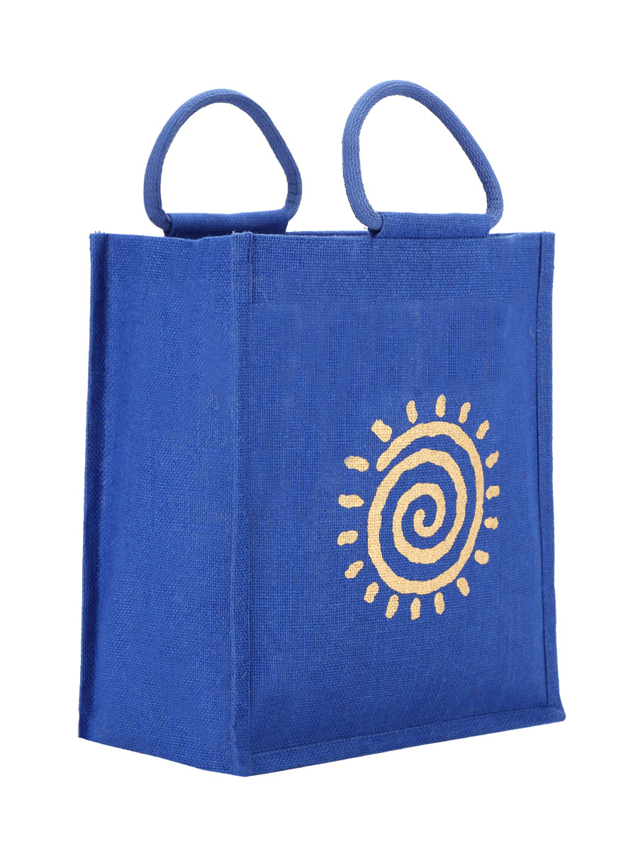 14 X 12 X 7 - CHAKRA PRINT (B-012-BRIGHT BLUE)