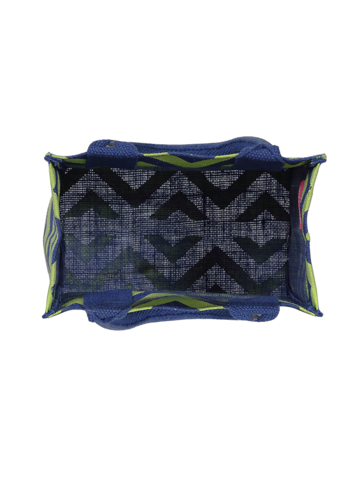 8 X 8 X 5 - ZIG ZAG LUNCH (B-148-BLUE)